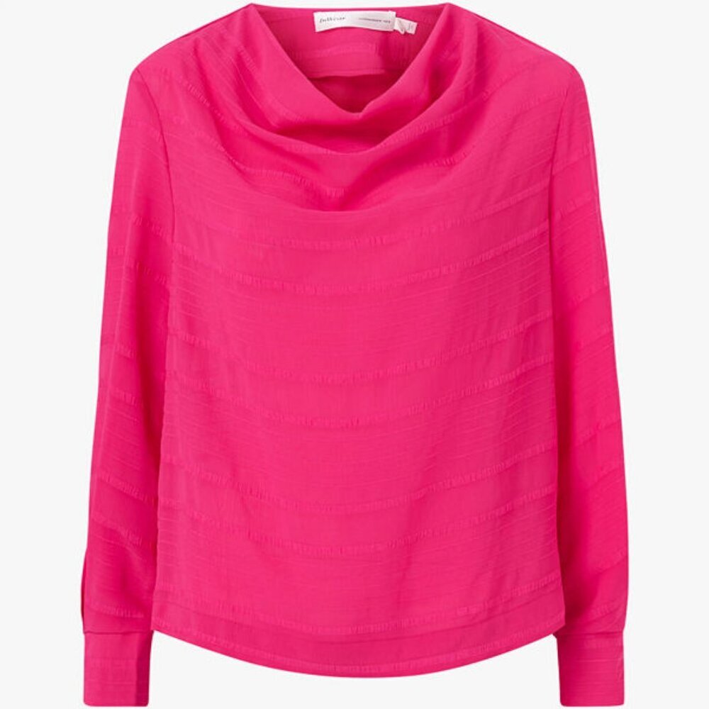 Inwear  pink long sleeve cowl neck blouse   size 40